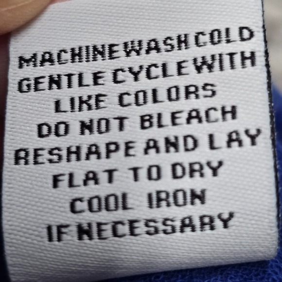 Habitat Womens Top Small Blue Button Up Plaid Long Sleeve Gauzy Lagenlook - Picture 8 of 13